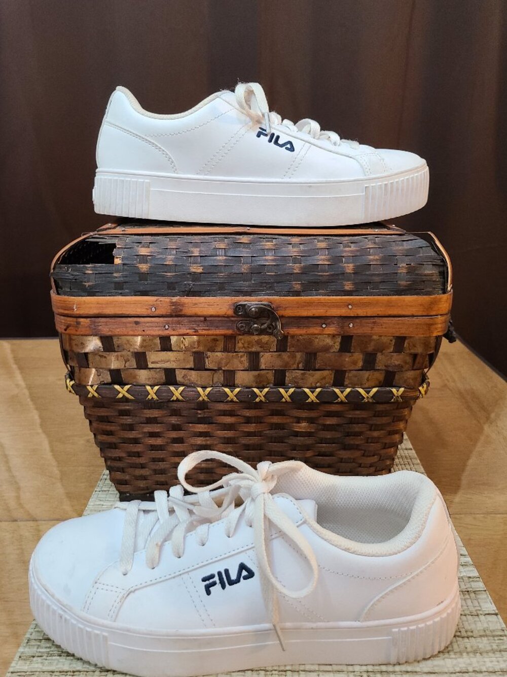 Fila Women’s Panache Redmond 5CM01114-125 White Sneakers Shoes Size 8.5